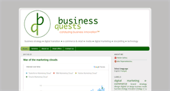 Desktop Screenshot of businessquests.com